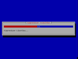 Alaprendszer telepítése - 2