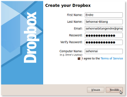Dropboxot akarunk