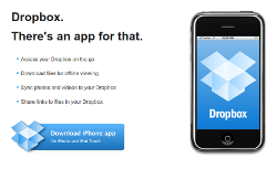 Dropbox iPhone-ra